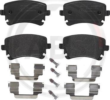 A.B.S. P85143 - Brake Pad Set, disc brake autospares.lv