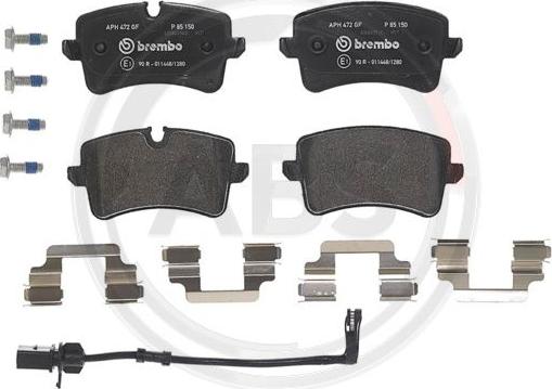 A.B.S. P85150 - Brake Pad Set, disc brake autospares.lv