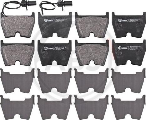 A.B.S. P85132 - Brake Pad Set, disc brake autospares.lv