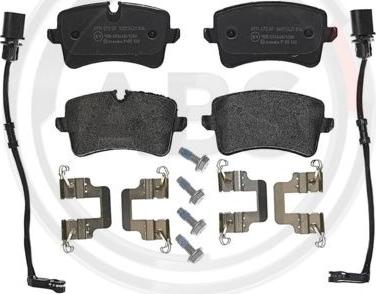 A.B.S. P85120 - Brake Pad Set, disc brake autospares.lv