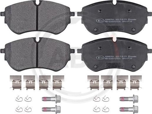 A.B.S. P85173 - Brake Pad Set, disc brake autospares.lv