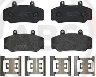 A.B.S. P86006 - Brake Pad Set, disc brake autospares.lv