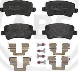 A.B.S. P86021 - Brake Pad Set, disc brake autospares.lv