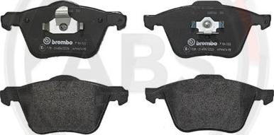 A.B.S. P86022 - Brake Pad Set, disc brake autospares.lv