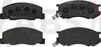 A.B.S. P83093 - Brake Pad Set, disc brake autospares.lv