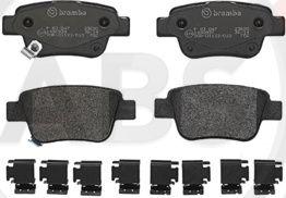 A.B.S. P83047 - Brake Pad Set, disc brake autospares.lv