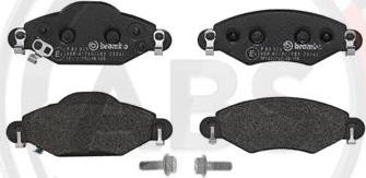 A.B.S. P83053 - Brake Pad Set, disc brake autospares.lv