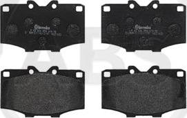 A.B.S. P83006 - Brake Pad Set, disc brake autospares.lv