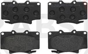 A.B.S. P83025 - Brake Pad Set, disc brake autospares.lv