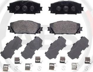 A.B.S. P83141 - Brake Pad Set, disc brake autospares.lv