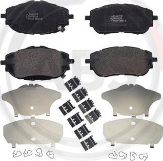 A.B.S. P83150 - Brake Pad Set, disc brake autospares.lv