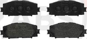 A.B.S. P83106 - Brake Pad Set, disc brake autospares.lv