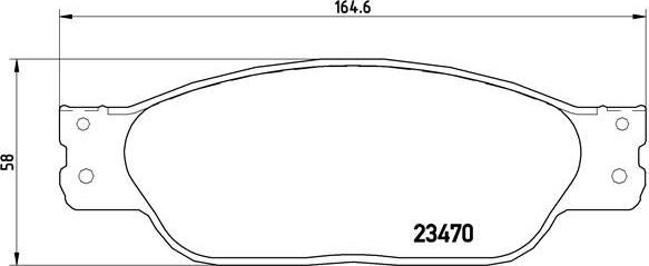 A.B.S. P36016 - Brake Pad Set, disc brake autospares.lv