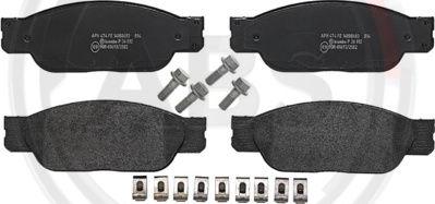 A.B.S. P36012 - Brake Pad Set, disc brake autospares.lv