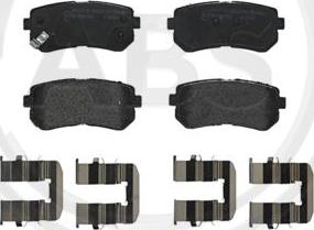 A.B.S. P30046 - Brake Pad Set, disc brake autospares.lv