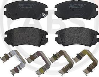 A.B.S. P30043 - Brake Pad Set, disc brake autospares.lv