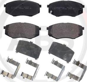 A.B.S. P30055 - Brake Pad Set, disc brake autospares.lv