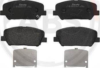 A.B.S. P30065 - Brake Pad Set, disc brake autospares.lv