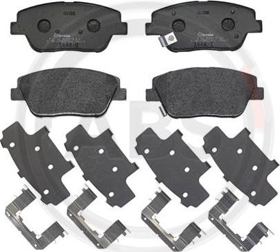 A.B.S. P30066 - Brake Pad Set, disc brake autospares.lv