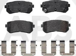 A.B.S. P30068 - Brake Pad Set, disc brake autospares.lv