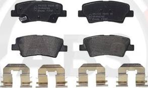 A.B.S. P30067 - Brake Pad Set, disc brake autospares.lv