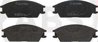 A.B.S. P30001 - Brake Pad Set, disc brake autospares.lv