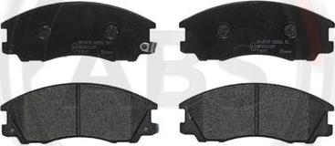 A.B.S. P30017 - Brake Pad Set, disc brake autospares.lv