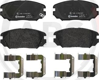 A.B.S. P30031 - Brake Pad Set, disc brake autospares.lv