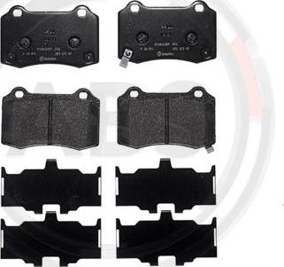 A.B.S. P30074 - Brake Pad Set, disc brake autospares.lv