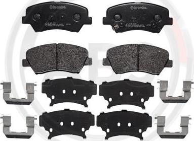 A.B.S. P30073 - Brake Pad Set, disc brake autospares.lv