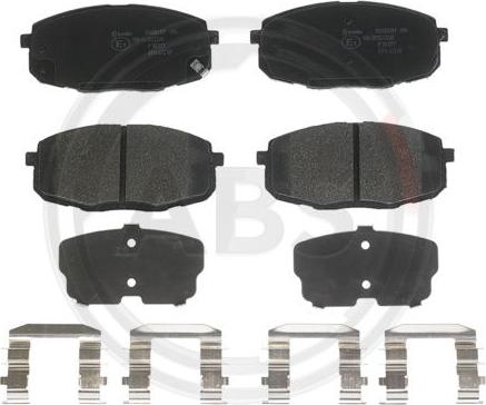 A.B.S. P30077 - Brake Pad Set, disc brake autospares.lv