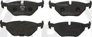 A.B.S. P24055 - Brake Pad Set, disc brake autospares.lv