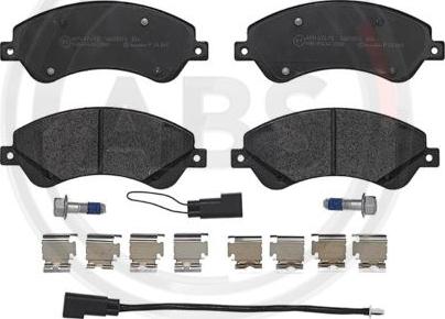 A.B.S. P24065 - Brake Pad Set, disc brake autospares.lv