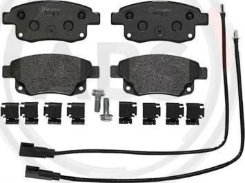 A.B.S. P24066 - Brake Pad Set, disc brake autospares.lv