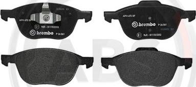 A.B.S. P24061 - Brake Pad Set, disc brake autospares.lv