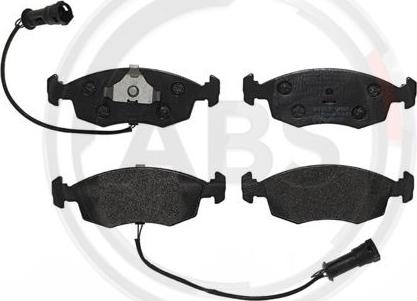 A.B.S. P24007 - Brake Pad Set, disc brake autospares.lv