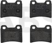 A.B.S. P24030 - Brake Pad Set, disc brake autospares.lv