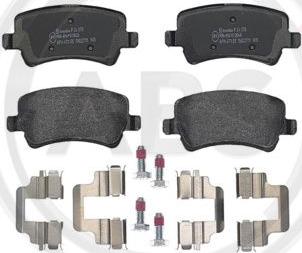 A.B.S. P24078 - Brake Pad Set, disc brake autospares.lv