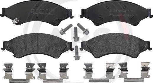 A.B.S. P24153 - Brake Pad Set, disc brake autospares.lv