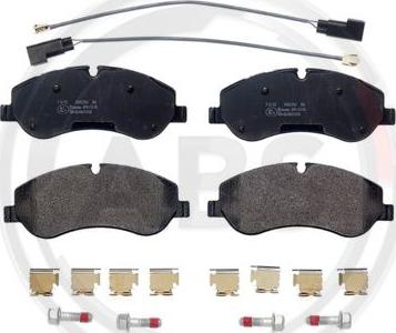 A.B.S. P24152 - Brake Pad Set, disc brake autospares.lv