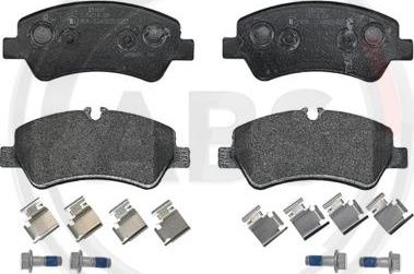 A.B.S. P24160 - Brake Pad Set, disc brake autospares.lv