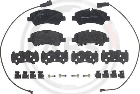 A.B.S. P24187 - Brake Pad Set, disc brake autospares.lv