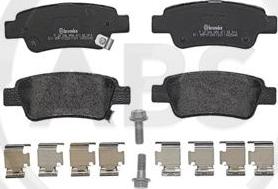 A.B.S. P28046 - Brake Pad Set, disc brake autospares.lv