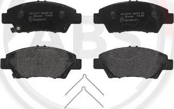 A.B.S. P28050 - Brake Pad Set, disc brake autospares.lv