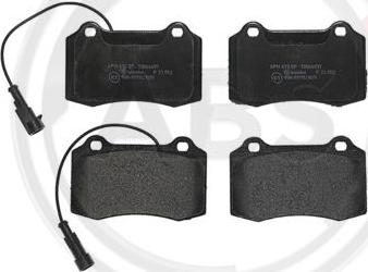 A.B.S. P23052 - Brake Pad Set, disc brake autospares.lv