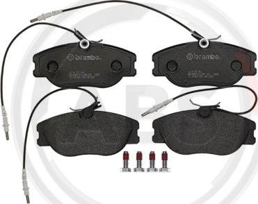 A.B.S. P23061 - Brake Pad Set, disc brake autospares.lv