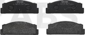 A.B.S. P23002 - Brake Pad Set, disc brake autospares.lv