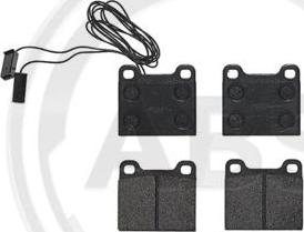 A.B.S. P23012 - Brake Pad Set, disc brake autospares.lv