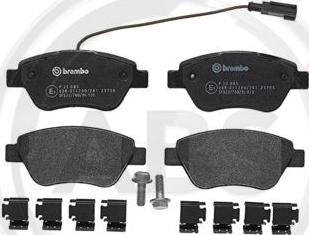 A.B.S. P23085 - Brake Pad Set, disc brake autospares.lv