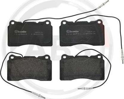 A.B.S. P23082 - Brake Pad Set, disc brake autospares.lv